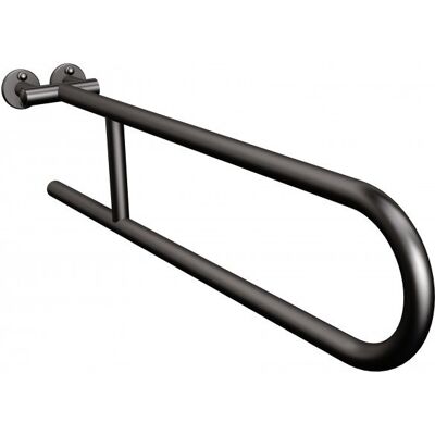 Uchwyt półokrągły stały 70 cm ANDEX Bez Barier 800/70/NG stal nierdzewna czarny Uchwyt półokrągły stały 70 cm ANDEX Bez Barier 800/70/NG stal nierdzewna czarny