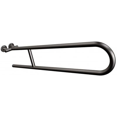 Uchwyt półokrągły stały 85 cm ANDEX Bez Barier 800/85/NG stal nierdzewna czarny Uchwyt półokrągły stały 85 cm ANDEX Bez Barier 800/85/NG stal nierdzewna czarny