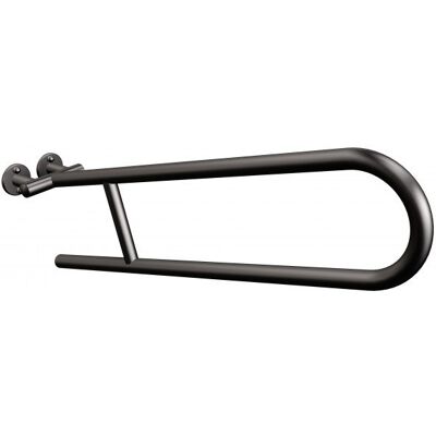Uchwyt półokrągły uchylny 70 cm ANDEX Bez Barier 801/70/NG stal nierdzewna czarny Uchwyt półokrągły uchylny 70 cm ANDEX Bez Barier 801/70/NG stal nierdzewna czarny