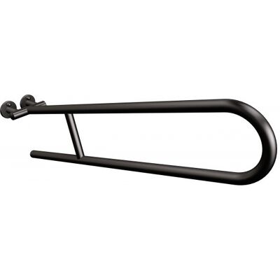 Uchwyt półokrągły uchylny 80 cm ANDEX Bez Barier 801/80/NG stal nierdzewna czarny Uchwyt półokrągły uchylny 80 cm ANDEX Bez Barier 801/80/NG stal nierdzewna czarny