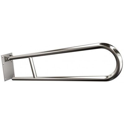 Uchwyt półokrągły uchylny 80cm z płytą ANDEX Bez Barier 820/80/CC stal nierdzewna polerowana Uchwyt półokrągły uchylny 80cm z płytą ANDEX Bez Barier 820/80/CC stal nierdzewna polerowana