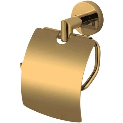 Uchwyt wieszak na papier toaletowy WC ścienny z osłonką złoty STELLA Classic 07.440-G Uchwyt wieszak na papier toaletowy WC ścienny z osłonką złoty STELLA Classic 07.440-G