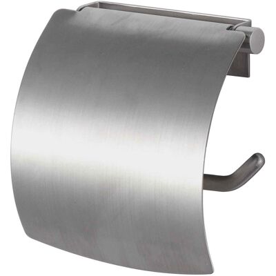 Uchwyt wieszak na papier toaletowy z osłonką stal szczotkowana STELLA 21.003-SB Uchwyt wieszak na papier toaletowy z osłonką stal szczotkowana STELLA 21.003-SB