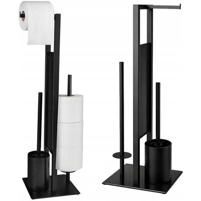 VERK GROUP UCHWYT WIESZAK NA PAPIER TOALETOWY Z PÓŁKĄ NA TELEFON CZARNY LOFT WC STAL VERK GROUP UCHWYT WIESZAK NA PAPIER TOALETOWY Z PÓŁKĄ NA TELEFON CZARNY LOFT WC STAL