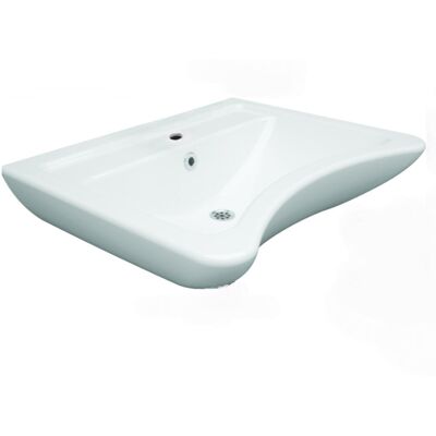 Domotechnika Umywalka dla niepełnosprawnych 63x50x20,5 cm ceramiczna, biała Domotechnika Umywalka dla niepełnosprawnych 63x50x20,5 cm ceramiczna, biała