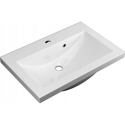 Trend Home Umywalka Łazienkowa Tristan 60 x 39 x 4 CM Prostokątna Lany Marmur Trend Home Umywalka Łazienkowa Tristan 60 x 39 x 4 CM Prostokątna Lany Marmur