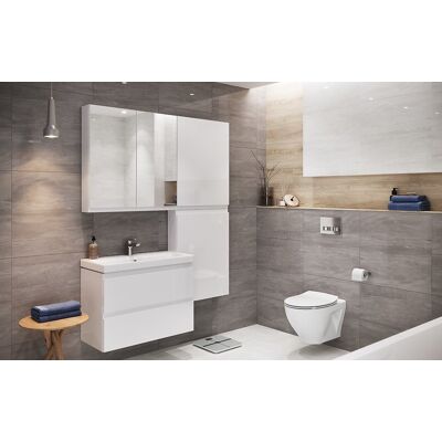 Cersanit Moduo Slim ręcznikowa umywalka - 80x38cm Cersanit Moduo Slim ręcznikowa umywalka - 80x38cm