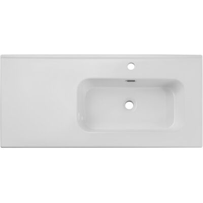 Comad Umywalka meblowa jednokomorowa 100cm z blatem cera Comad Umywalka meblowa jednokomorowa 100cm z blatem cera