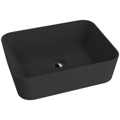 LaVita Umywalka Nablatowa Alegranza Black 49x38x13,5 LaVita Umywalka Nablatowa Alegranza Black 49x38x13,5