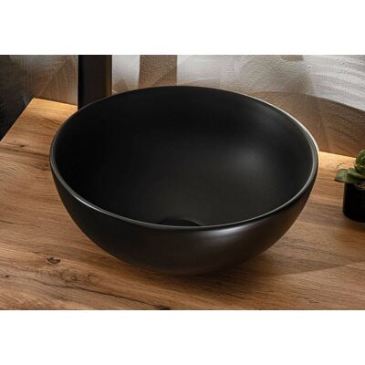 Comad Umywalka Nablatowa Ceramiczna Domi-Mb Czarny Mat 32 Cm Comad Umywalka Nablatowa Ceramiczna Domi-Mb Czarny Mat 32 Cm