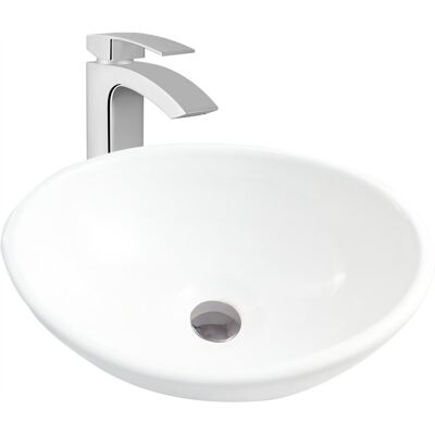 Umywalka nablatowa Estiva ROSTA White biała 34x27x12 cm 1 szt. Umywalka nablatowa Estiva ROSTA White biała 34x27x12 cm 1 szt.