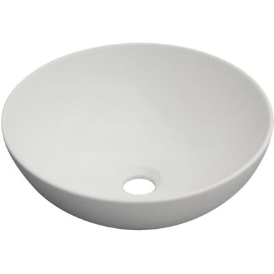 Umywalka Nablatowa Tinos Invena Trend, 39,5 Cm, Biały Mat Umywalka Nablatowa Tinos Invena Trend, 39,5 Cm, Biały Mat