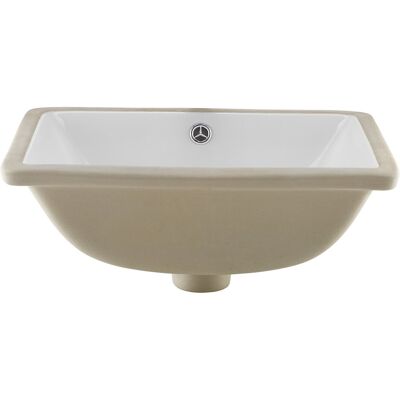 UMYWALKA PODBLATOWA VEVOR PROSTOKĄTNA 46X33 CM CERAMICZNA NIEŻÓŁKNĄCA UMYWALKA PODBLATOWA VEVOR PROSTOKĄTNA 46X33 CM CERAMICZNA NIEŻÓŁKNĄCA