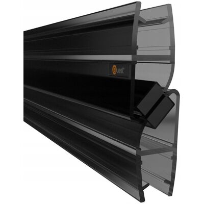 inna (Inny) Uszczelka prysznicowa magnetyczna kątowa 200cm czarna, 2szt, z domykiem inna (Inny) Uszczelka prysznicowa magnetyczna kątowa 200cm czarna, 2szt, z domykiem