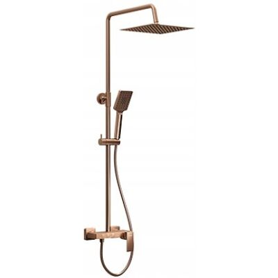 Valvex ARS zestaw natryskowy natynkowy kolumna deszczownia Satin Copper Valvex ARS zestaw natryskowy natynkowy kolumna deszczownia Satin Copper