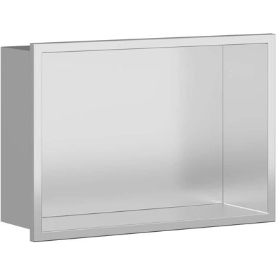 vidaXL Nisza prysznicowa Srebrny 30 x 20 x 9.5 cm Stal nierdzewna vidaXL Nisza prysznicowa Srebrny 30 x 20 x 9.5 cm Stal nierdzewna
