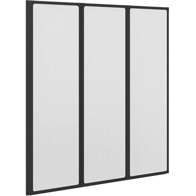 vidaXL Parawan prysznicowy Czarny 132 x 2 x 140 cm Aluminium vidaXL Parawan prysznicowy Czarny 132 x 2 x 140 cm Aluminium