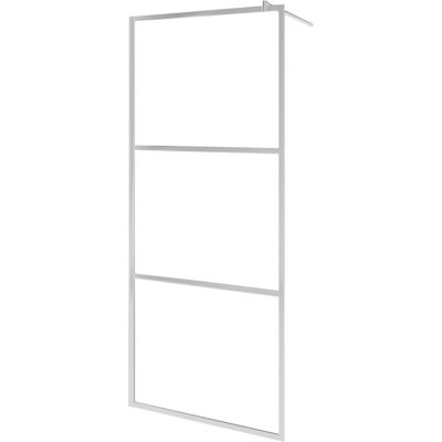 vidaXL Ściana prysznicowa walk-in z przezroczystego ESG szkła - 90x195 cm vidaXL Ściana prysznicowa walk-in z przezroczystego ESG szkła - 90x195 cm