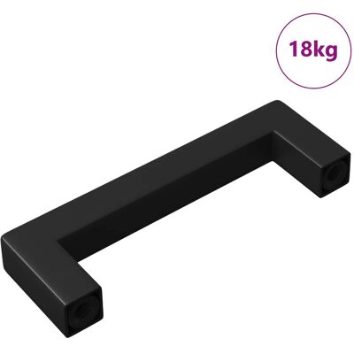 vidaXL Uchwyt meblowy 429 pcs Czarny 110 x 12 x 36 mm Żelazo vidaXL Uchwyt meblowy 429 pcs Czarny 110 x 12 x 36 mm Żelazo