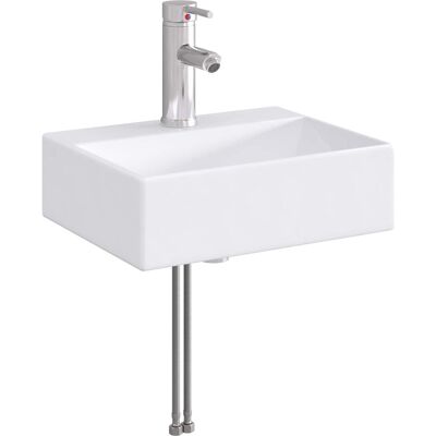 vidaXL Umywalka do łazienki chromowany 39 x 30,5 x 12,5 cm Metal vidaXL Umywalka do łazienki chromowany 39 x 30,5 x 12,5 cm Metal