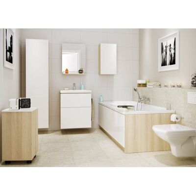 Wanna Prostokątna 170X80 Lewa Cersanit Smart S301-117 Wanna Prostokątna 170X80 Lewa Cersanit Smart S301-117