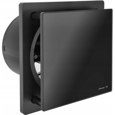 Mission Wentylator Łazienkowy Ventis Pure 150 Black H+t Z Klapką Zwrotną Mission Wentylator Łazienkowy Ventis Pure 150 Black H+t Z Klapką Zwrotną
