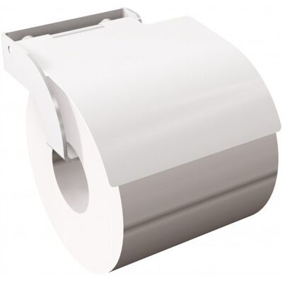 Uchwyt na papier toaletowy z osłonką ANDEX Technic 314B stal nierdzewna biały Uchwyt na papier toaletowy z osłonką ANDEX Technic 314B stal nierdzewna biały