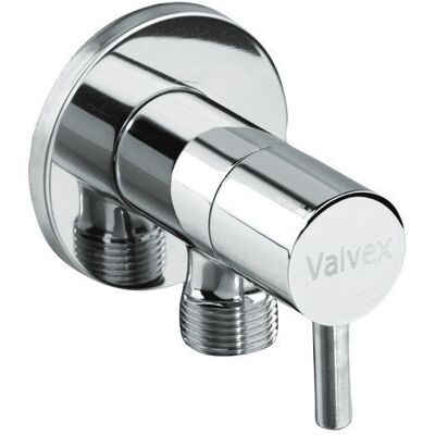 Valvex Zawór kątowy z głowicą ceramiczną VEGA chrom 1/2'-1/2' Valvex Zawór kątowy z głowicą ceramiczną VEGA chrom 1/2'-1/2'