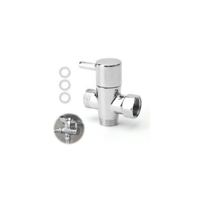 Zawór Prysznicowy 3drożny Chrom Mosiądz G12 Uniwersalny Adapter Zawór Prysznicowy 3drożny Chrom Mosiądz G12 Uniwersalny Adapter