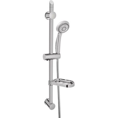 Zestaw prysznicowy Invena Chrome z 5 funkcjami i wężem 150cm Zestaw prysznicowy Invena Chrome z 5 funkcjami i wężem 150cm
