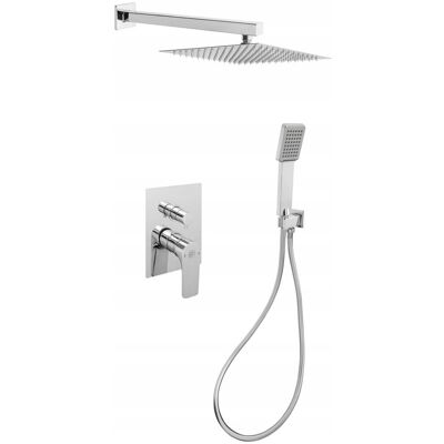 Hydroland Zestaw Podtynkowy Komplet Prysznicowy Natryskowy Bateria Deszczownica Senja Hydroland Zestaw Podtynkowy Komplet Prysznicowy Natryskowy Bateria Deszczownica Senja