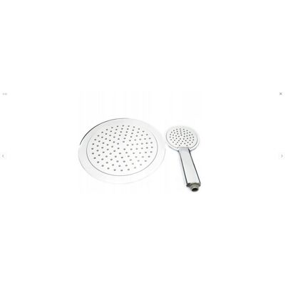 Pozostałe Zestaw prysznicowy deszczownica 24cm slim + słuchawka 1F Anti - calc CHROM Pozostałe Zestaw prysznicowy deszczownica 24cm slim + słuchawka 1F Anti - calc CHROM