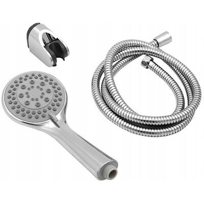 XL-Tools Zestaw Prysznicowy Ręczna Słuchawka Prysznicowa Wąż Uchwyt 5 Funkcji Chrom XL-Tools Zestaw Prysznicowy Ręczna Słuchawka Prysznicowa Wąż Uchwyt 5 Funkcji Chrom