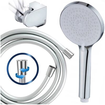 Inny producent ZESTAW PRYSZNICOWY słuchawka 5 funkcyjna + wąż + uchwyt regulowany chrom Inny producent ZESTAW PRYSZNICOWY słuchawka 5 funkcyjna + wąż + uchwyt regulowany chrom