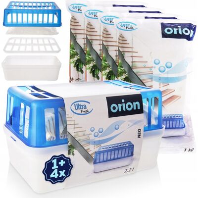 Orion 5x Duży POCHŁANIACZ WILGOCI osuszacz powietrza do pomieszczeń pojemnik XXL Orion 5x Duży POCHŁANIACZ WILGOCI osuszacz powietrza do pomieszczeń pojemnik XXL