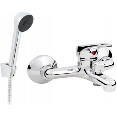 Bateria wannowa jednouchwytowa ścienna Hydroland Atut chrom Bateria wannowa jednouchwytowa ścienna Hydroland Atut chrom