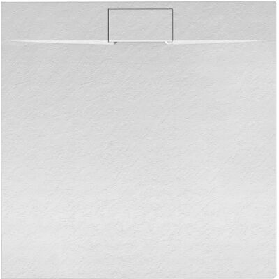 Hydrosan BRODZIK PRYSZNICOWY STRUKTURA KAMIENIA KWADRATOWY MIKO BIAŁY 80x80 CM Hydrosan BRODZIK PRYSZNICOWY STRUKTURA KAMIENIA KWADRATOWY MIKO BIAŁY 80x80 CM