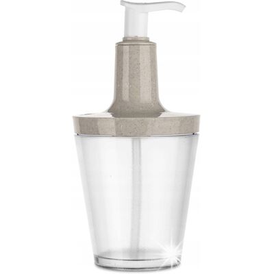 Dozownik do mydła Flow Recycled beżowy Koziol Dozownik do mydła Flow Recycled beżowy Koziol