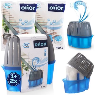 Orion Duży Pochłaniacz Wilgoci Osuszacz Powietrza Do Pomieszczeń + 3 Wkłady 450g Orion Duży Pochłaniacz Wilgoci Osuszacz Powietrza Do Pomieszczeń + 3 Wkłady 450g