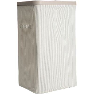 Homla Kosz Na Pranie Revlo W Szare Pasy 42x32x67 Cm Homla Kosz Na Pranie Revlo W Szare Pasy 42x32x67 Cm