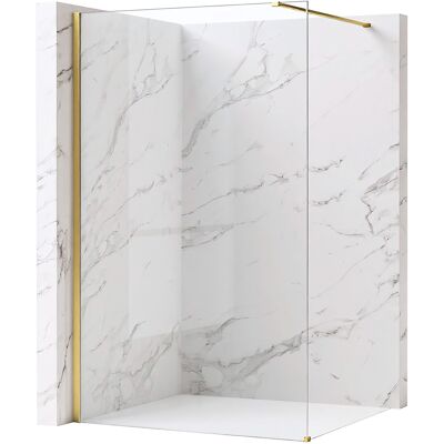 Kabina Prysznicowa Walk-In Rea Flexi Transparent / Brush Gold 120 Kabina Prysznicowa Walk-In Rea Flexi Transparent / Brush Gold 120