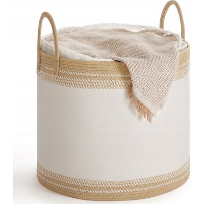 Kosz Na Pranie Songmics 90l Z Pokrywką I Uchwytami Camel Brąz Kosz Na Pranie Songmics 90l Z Pokrywką I Uchwytami Camel Brąz