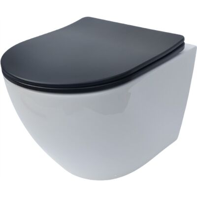 Miska Muszla Wisząca Wc Wir Tornado Onyx Lyzz Podwieszana Deska Slim Czarny Miska Muszla Wisząca Wc Wir Tornado Onyx Lyzz Podwieszana Deska Slim Czarny