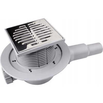 McAlpine Odpływ Kratka Ściekowa Wpust Podłogowy Z Zaworem Poziomy Wyjście 40/50mm McAlpine Odpływ Kratka Ściekowa Wpust Podłogowy Z Zaworem Poziomy Wyjście 40/50mm