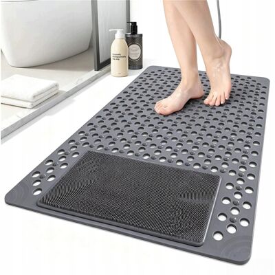 ZREE Szara Mata Prysznicowa 50×80 cm Z Funkcją Masażu Stóp Do Domu Oraz Hoteli ZREE Szara Mata Prysznicowa 50×80 cm Z Funkcją Masażu Stóp Do Domu Oraz Hoteli