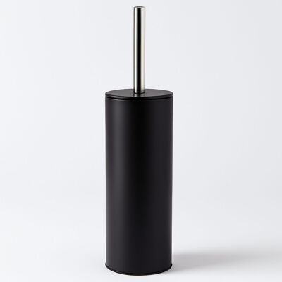 Bathroom Solutions SZCZOTKA DO WC METALOWA ŚREDNICA 8 CM WYMIARY 8X8X36,5 CM CZARNA Bathroom Solutions SZCZOTKA DO WC METALOWA ŚREDNICA 8 CM WYMIARY 8X8X36,5 CM CZARNA