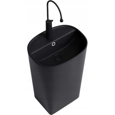 Hydrosan Umywalka Wolnostojąca Ceramiczna Owalna Claro-Mtb-490 Czarny Mat 49x38 Cm Hydrosan Umywalka Wolnostojąca Ceramiczna Owalna Claro-Mtb-490 Czarny Mat 49x38 Cm