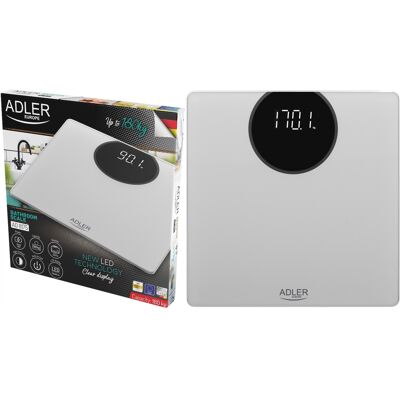 Waga Łazienkowa Adler Ad 8175 Srebrna Waga Łazienkowa Adler Ad 8175 Srebrna