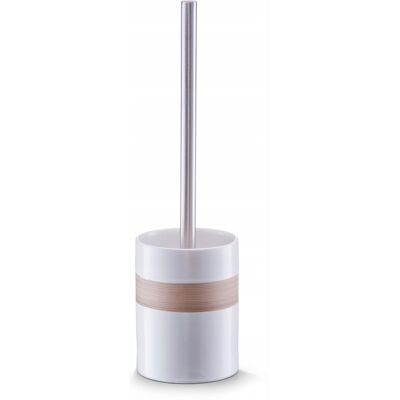 Zeller szczotka do WC ceramiczna beżowo-brązowa O9,5 x 33 cm Zeller szczotka do WC ceramiczna beżowo-brązowa O9,5 x 33 cm