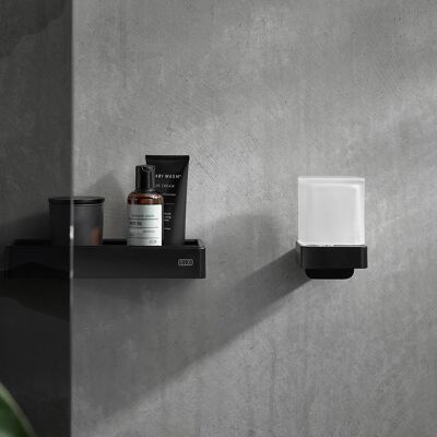 Zestaw Szczotki Do Wc Emco Loft Chrom Na Ścianę, Szkło Satynowane Zestaw Szczotki Do Wc Emco Loft Chrom Na Ścianę, Szkło Satynowane